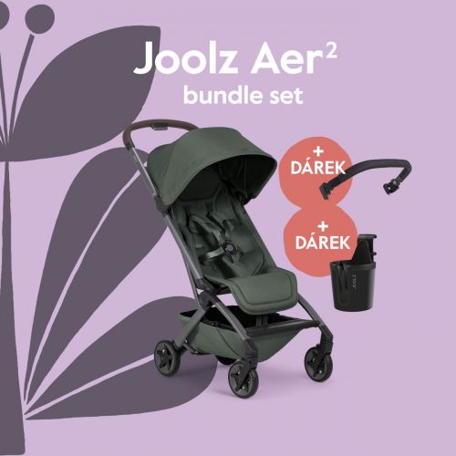 Kočárek Joolz Aer2 BUNDLE SET Forest green