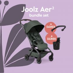 Kočárek Joolz Aer2 BUNDLE SET Forest green