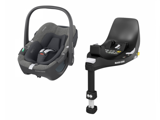 Autosedačka Maxi-Cosi Pebble 360 Select Grey + základna FamilyFix 360 základna