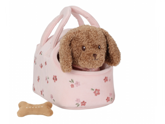 Little Dutch Pejsek plyšový Jackie v kabelce