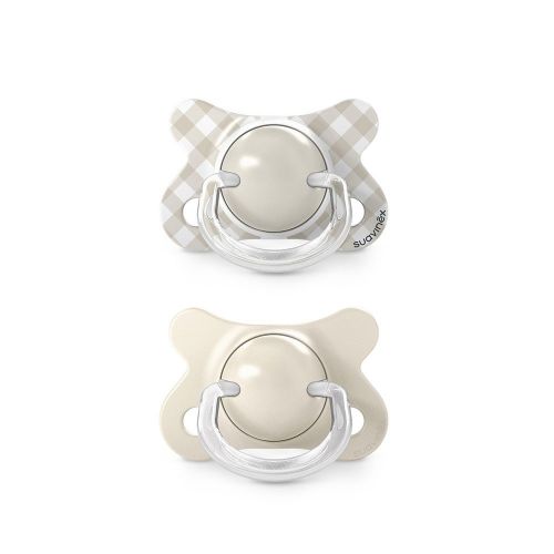 Suavinex Dudlík SX PRO fyziologický WILD & FREE -2/2 m krémový