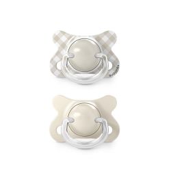 Suavinex Dudlík SX PRO fyziologický WILD & FREE -2/2 m krémový