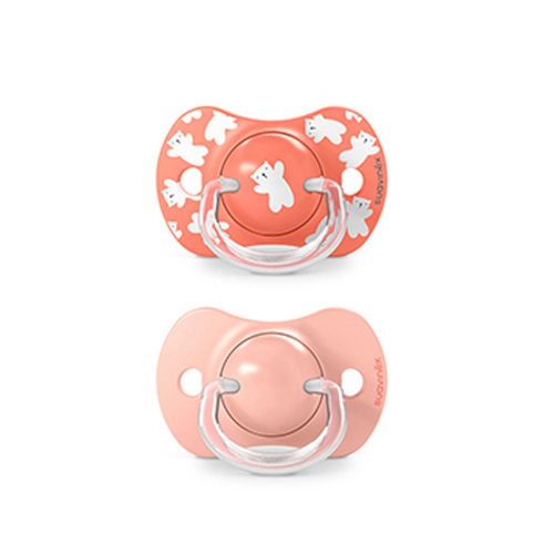 Suavinex Dudlík SX PRO fyziologický WILD & FREE +18m 2 ks růžový