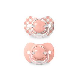 Suavinex Dudlík SX PRO fyziologický WILD & FREE 0/6m 2 ks růžový