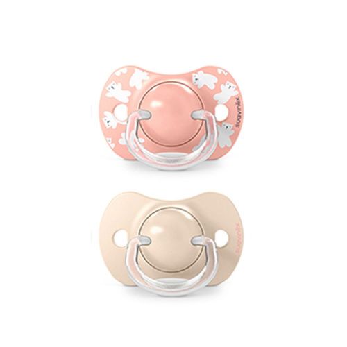 Suavinex Dudlík SX PRO fyziologický WILD & FREE 6/18m 2 ks růžový