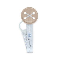 Suavinex Klip na dudlík se stuhou WILD & FREE modrý