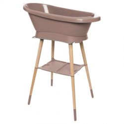 Bebe-Jou Sada digitální vaničky Sense Edition Mocha Mousse se stojanem