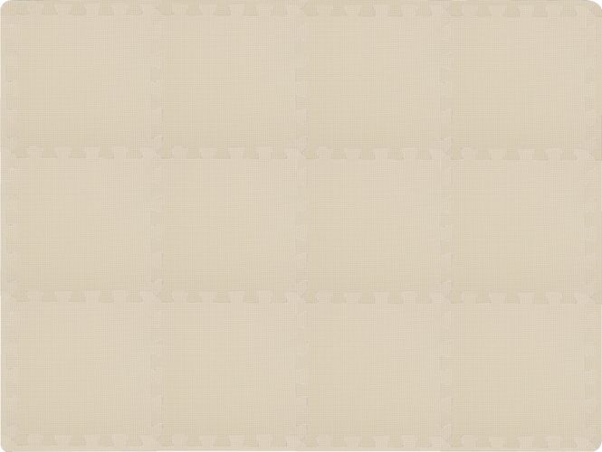 Rialto Baby Hrací podložka puzzle s okrajem Light Beige 92x122 cm