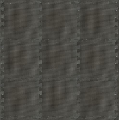 Rialto Baby Hrací podložka puzzle s okrajem Cool Gray 92x92 cm