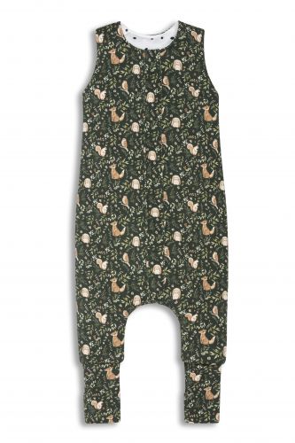 Sleepee Celoroční spací pytel s nohavicemi Green Forest M