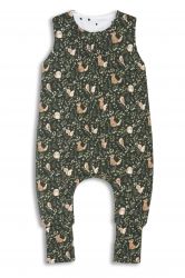 Sleepee Celoroční spací pytel s nohavicemi Green Forest S