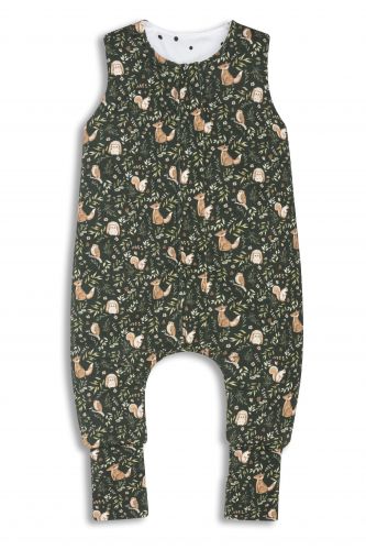 Sleepee Celoroční spací pytel s nohavicemi Green Forest XS