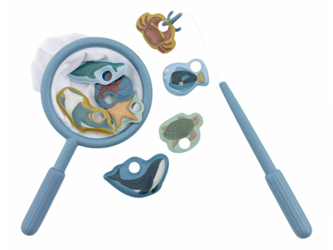 Little Dutch Rybářská sada do koupele modrá