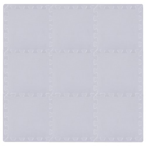 Rialto Baby Hrací podložka puzzle s okrajem Silver 92x92 cm