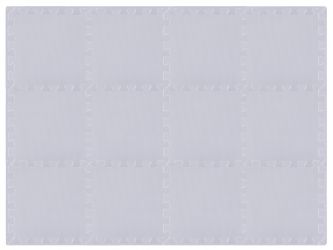 Rialto Baby Hrací podložka puzzle s okrajem Silver 92x122 cm