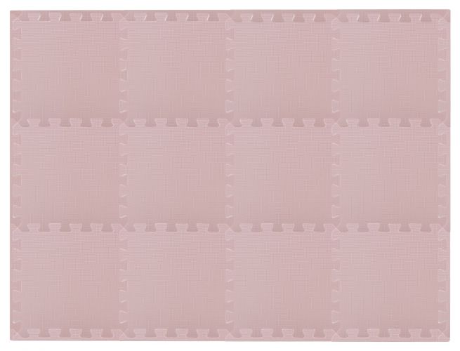 Rialto Baby Hrací podložka puzzle s okrajem Light Pink 92x122 cm