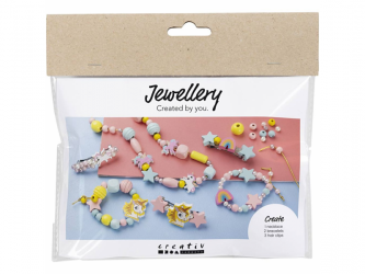 Creativ Company Kreativní sada Mini Craft Kit Jewellery Blue Pink