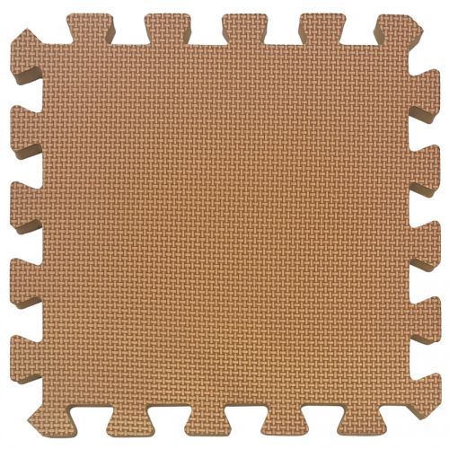 Rialto Baby Pěnová puzzle Brown 31,5 x 31,5 x 1,4 cm, 1ks