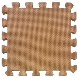 Rialto Baby Pěnová puzzle Brown 31,5 x 31,5 x 1,4 cm, 1ks