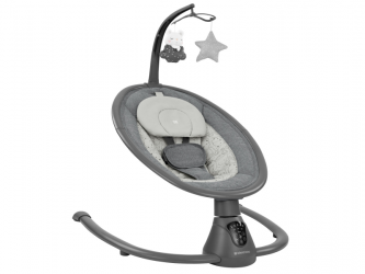 KikkaBoo Houpací lehátko elektrické Twiddle Grey