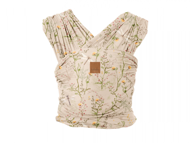 KikkaBoo Šátek na nošení dětí Isla Secret Garden Beige