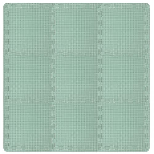 Rialto Baby Hrací podložka puzzle s okrajem Light Green 92x92 cm