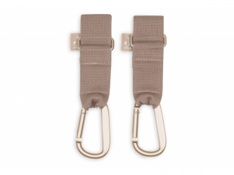 Jollein Úchyty na kočárek Milky Coffee