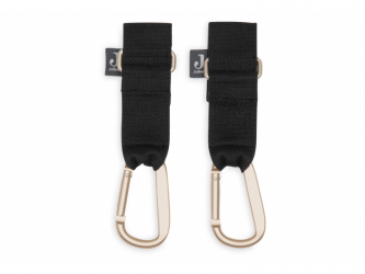 Jollein Úchyty na kočárek Black