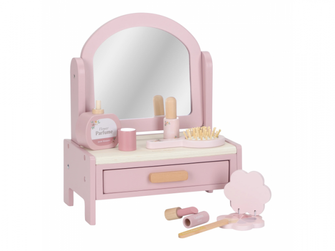 Little Dutch Toaletní stoleček dřevěný Pink