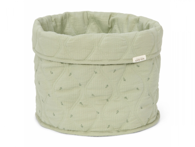 Little Dutch Košík textilní oboustranný velký Pure Sage