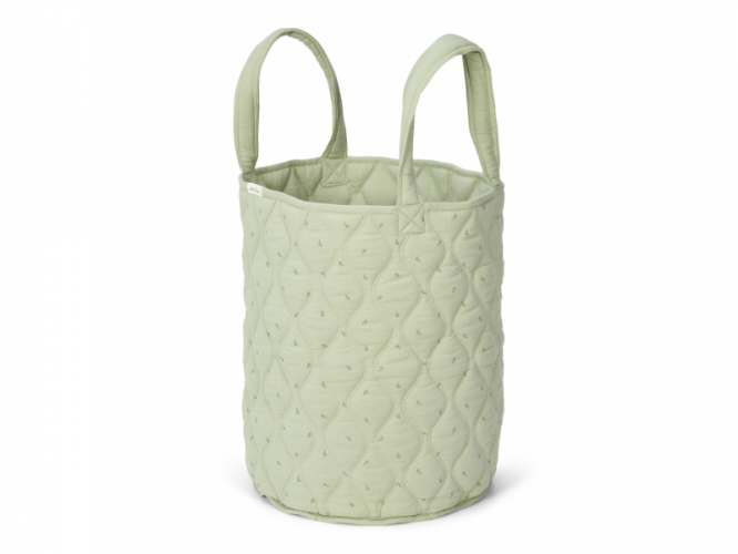 Little Dutch Košík textilní oboustranný extra velký Pure Sage