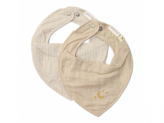 Little Dutch Bryndáček bandana 2 ks Pure Soft Beige
