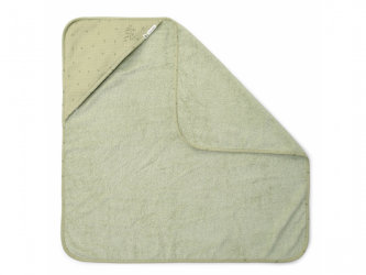 Little Dutch Osuška s kapucí 100x100 cm Pure Sage