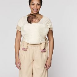 Ergobaby Šátek/Aura Sustainably Sourced Mesh Baby Wrap Cream
