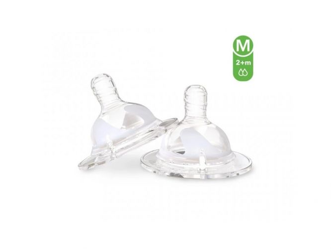 TWISTSHAKE Savička Anti-Colic Medium 2m+ 2 ks