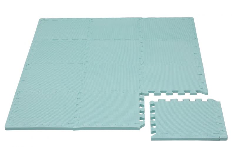 Rialto Baby Hrací podložka puzzle s okrajem Light Green 92x122 cm