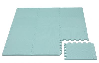 Rialto Baby Hrací podložka puzzle s okrajem Light Green 92x122 cm