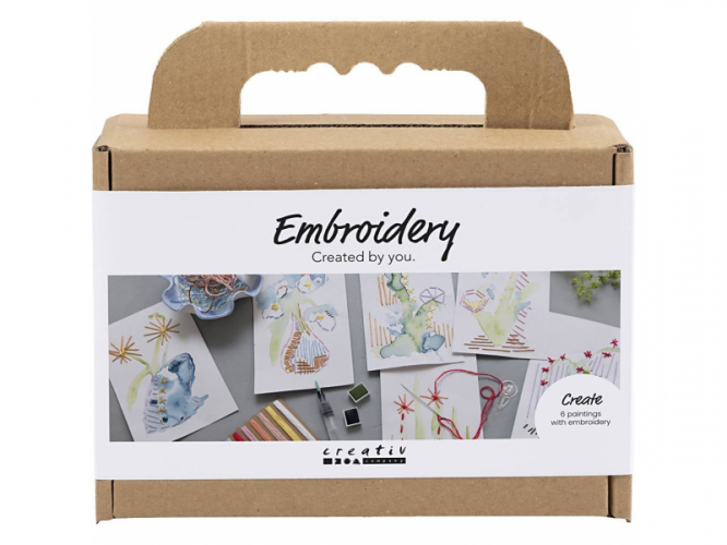 Creativ Company Kreativní sada Malování a vyšívání