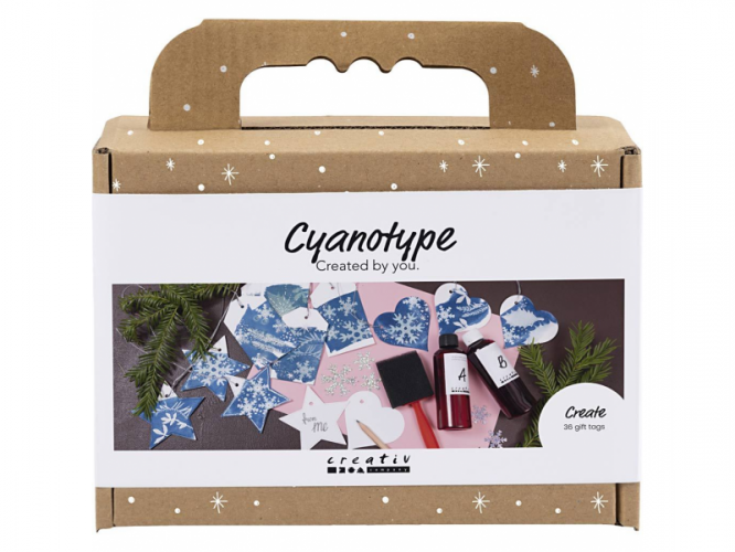 Creativ Company Kreativní sada Kyanotypie dárkové visačky