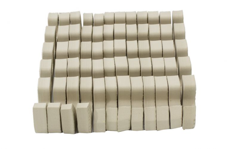 Rialto Baby Sada okrajů Light Beige pro pěnové puzzle 90x90cm