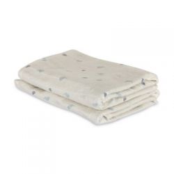 NUUROO Josefine Mušelínové pleny z bambusu 2 ks Ocean