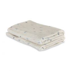 NUUROO Josefine Mušelínové pleny z bambusu 2 ks Ocean