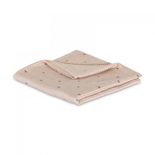 NUUROO Valentin Mušelínová plena z bambusu Stripe Bow