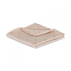 NUUROO Valentin Mušelínová plena z bambusu Stripe Bow