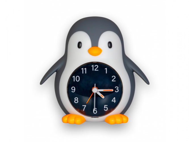 Noční světlo s budíkem POPPY PENGUIN