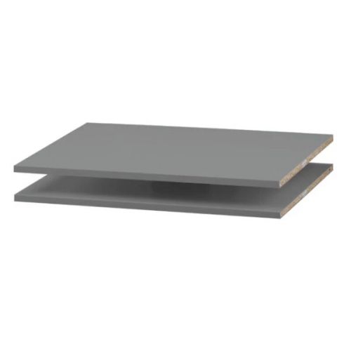 Poličky 2 ks k třídílné skříni Faktum Colette Grey Wardrobe XL