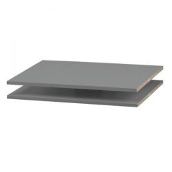 Poličky 2 ks k třídílné skříni Faktum Colette Grey Wardrobe XL