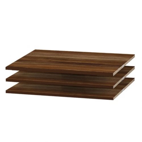 Poličky 3 ks k 2-dílné skříni Faktum Makaó