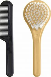 Dětský hřeben a kartáč LUMA - Honey Mustard