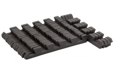 Rialto Baby Sada okrajů Cool Gray pro pěnové puzzle 120x180cm